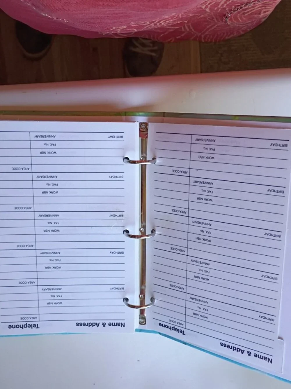 Address And Telephone Book Write And Erase Lightly Used